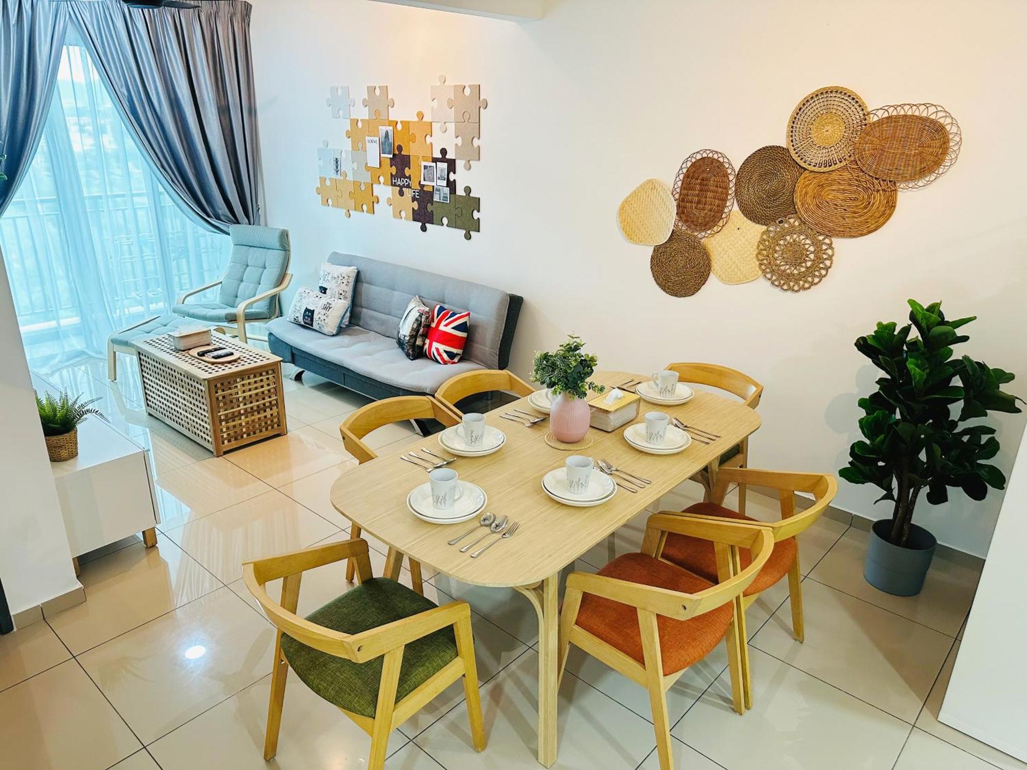 Apartment 6-8pax Bm Bandarperda Metropol 3minute Kpj Hospital *